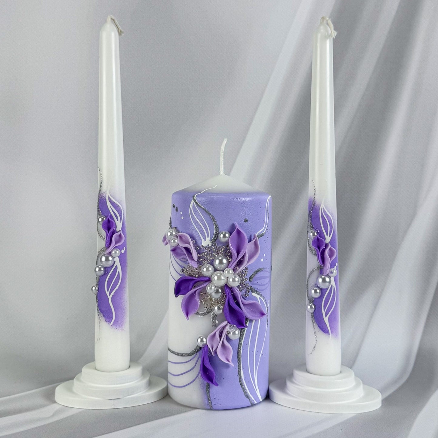 Magik Life Unity Candle Set for Wedding Ceremony – Elegant & Meaningful