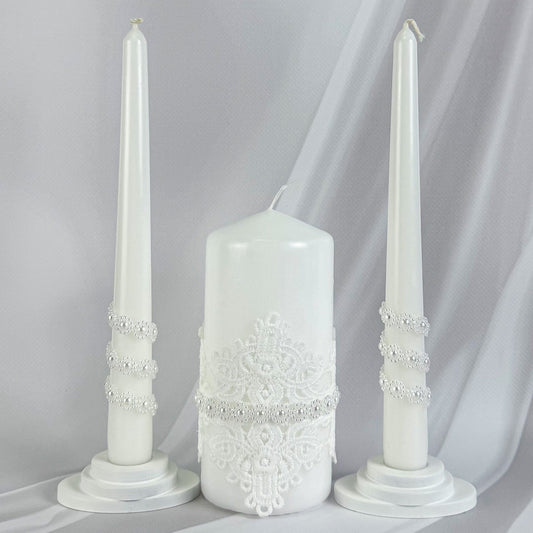 Magik Life Unity Candle Set for Wedding Ceremony – Elegant & Meaningful