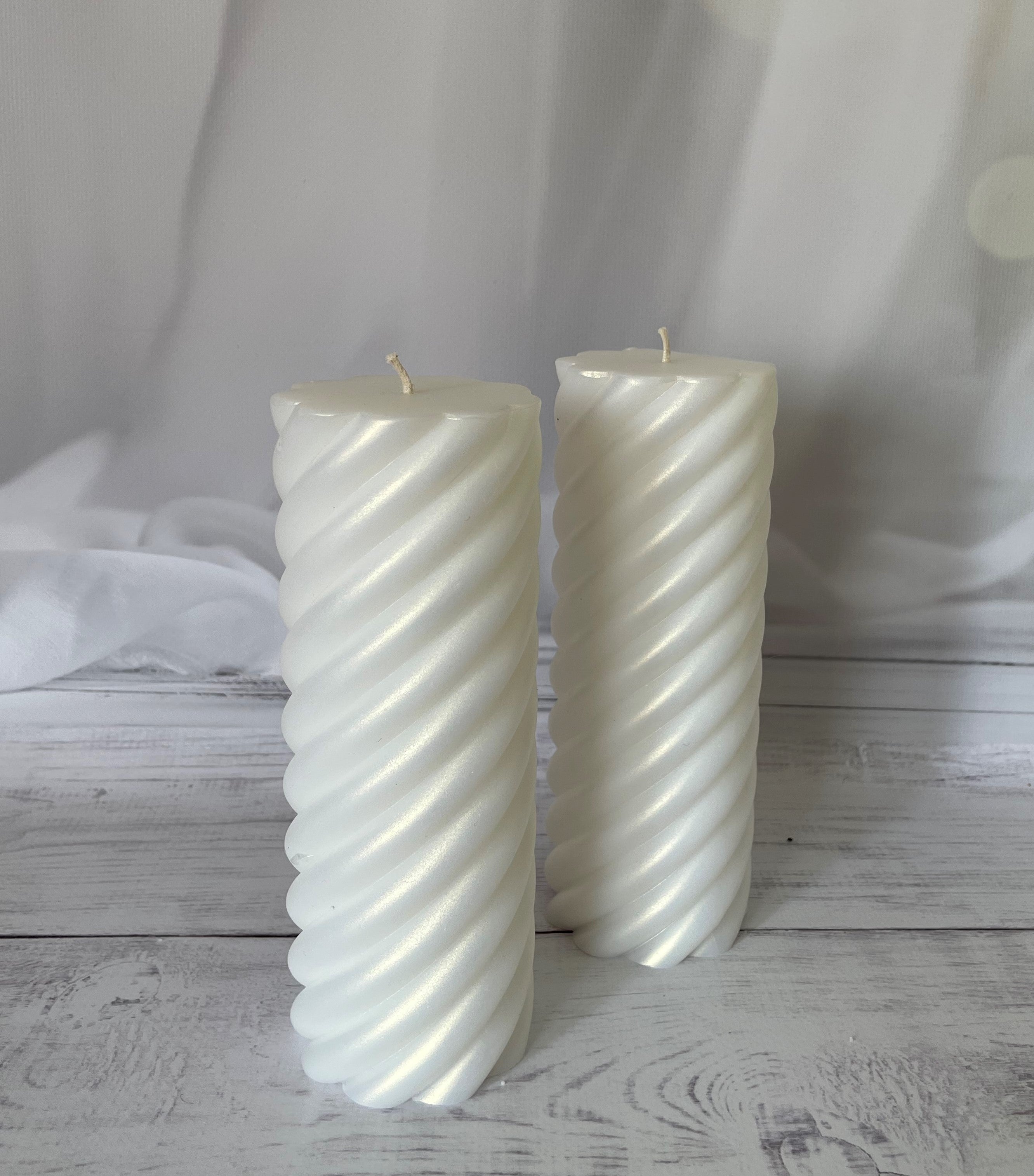 Magik Life 2 Pack Pillar Candles 3x6 Unscented Decorative Long Lasting Handcrafted Candles- Pillar Candle 60 Hour Burn