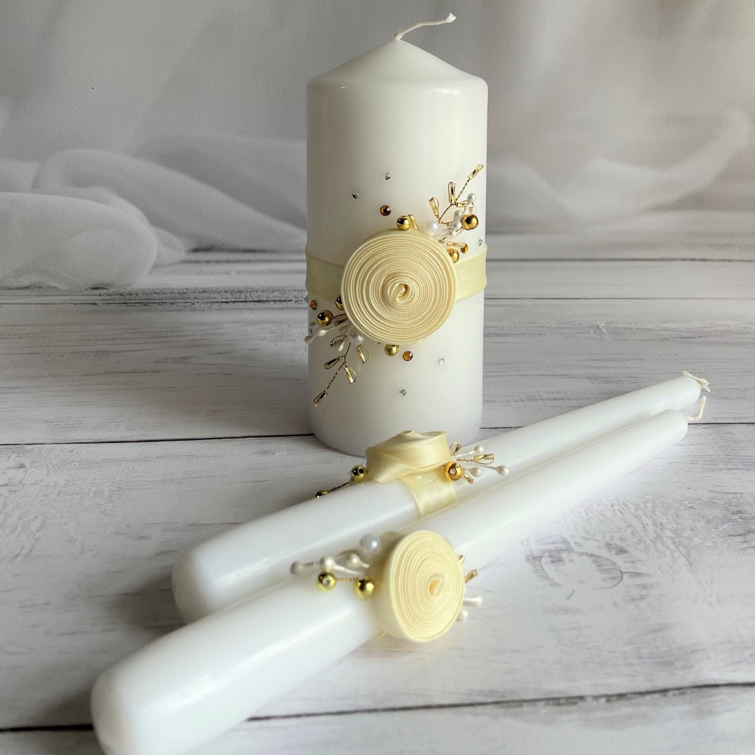 Magik Life Unity Candle Set for Wedding - Wedding Accessories for Rece