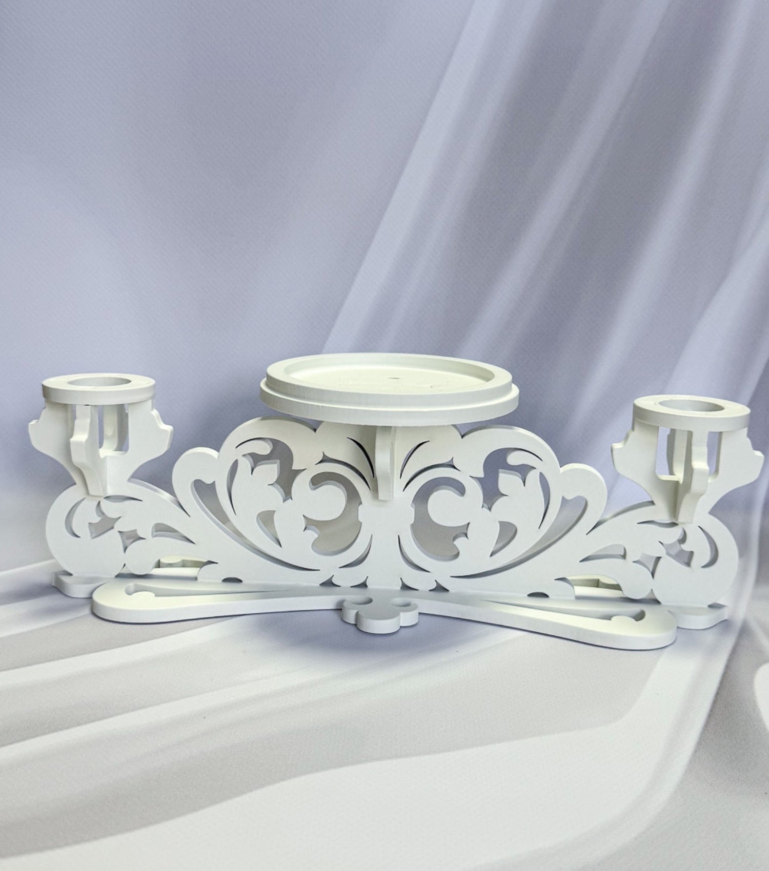 Magik Life Unity Candle Holder for Wedding Ceremony – Wooden Stand for Taper and Pillar Candles - Magik Life
