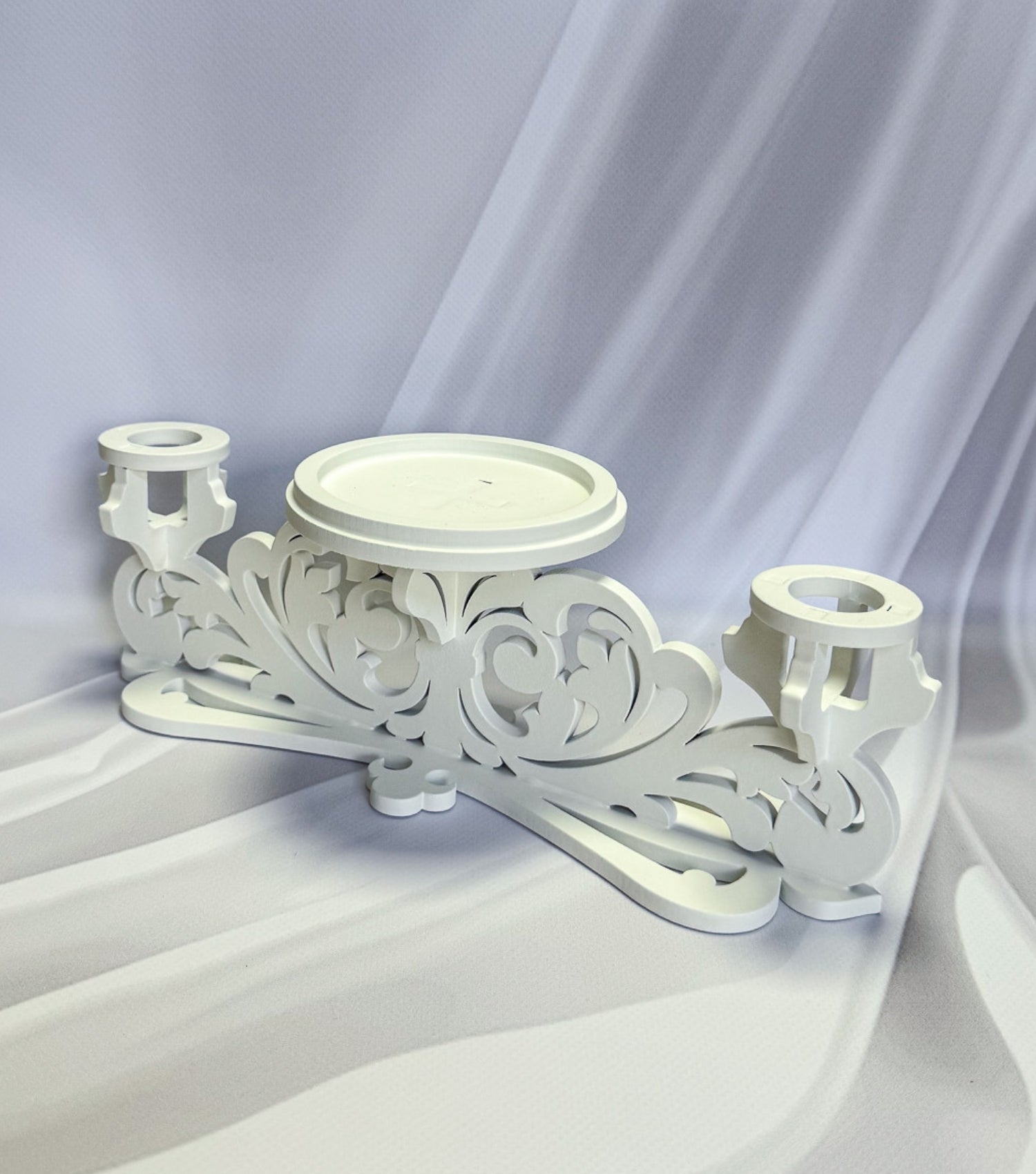 Magik Life Unity Candle Holder for Wedding Ceremony – Wooden Stand for Taper and Pillar Candles - Magik Life