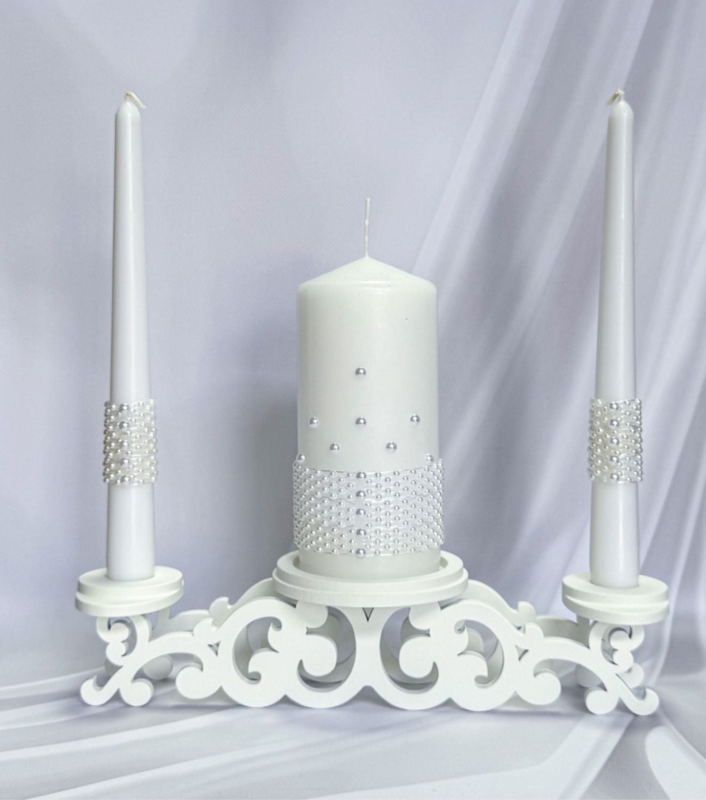 Magik Life Unity Candle Set for Wedding Ceremony – Elegant & Meaningful - Magik Life
