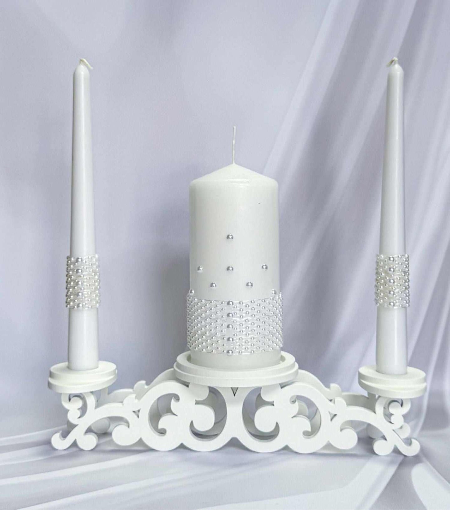 Magik Life Unity Candle Set for Wedding Ceremony – Elegant & Meaningful - Magik Life