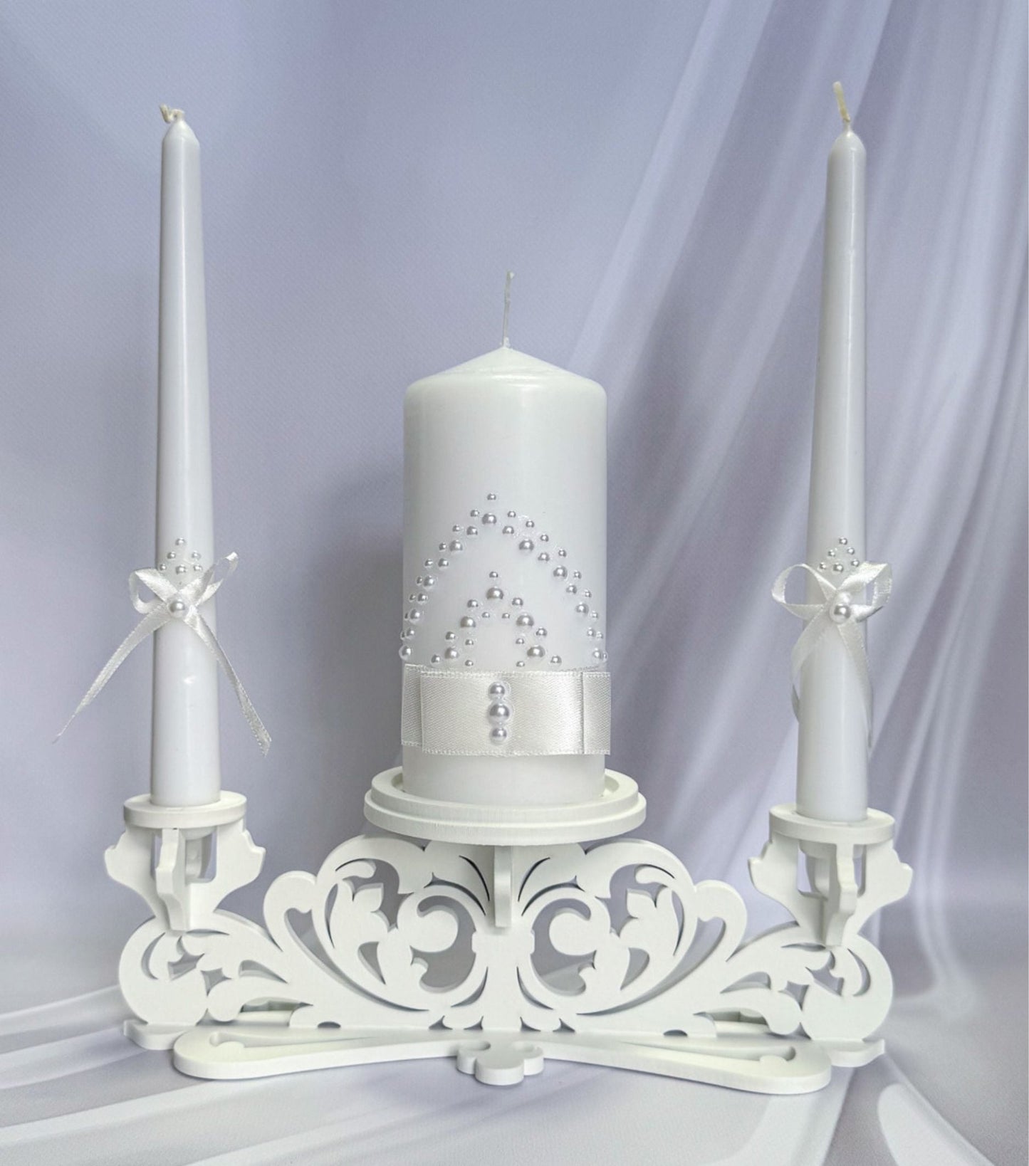 Magik Life Unity Candle Set for Wedding Ceremony – Elegant & Meaningful - Magik Life