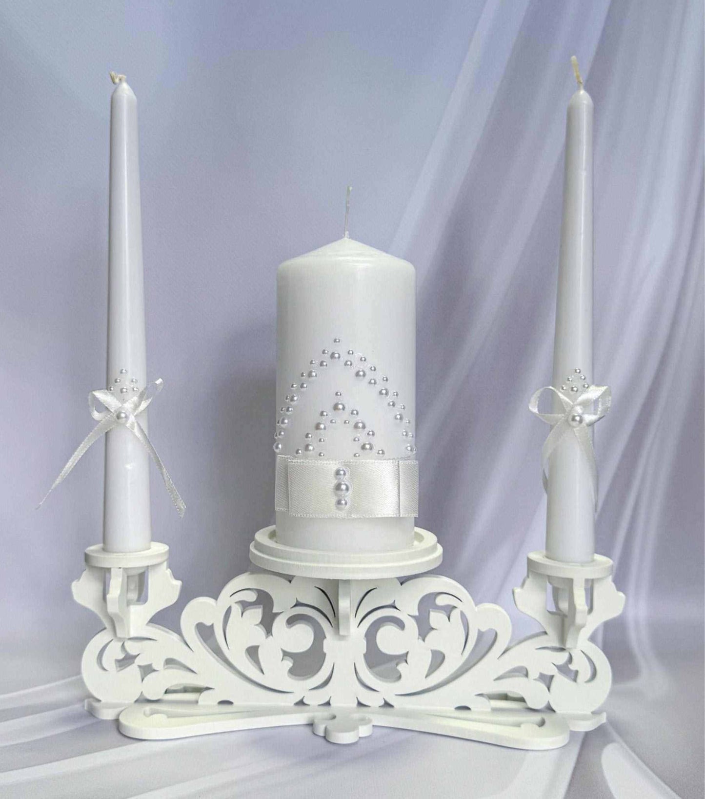 Magik Life Unity Candle Set for Wedding Ceremony – Elegant & Meaningful - Magik Life