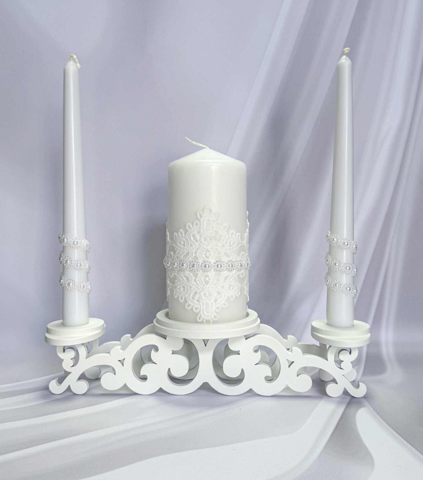 Magik Life Unity Candle Set for Wedding Ceremony – Elegant & Meaningful - Magik Life