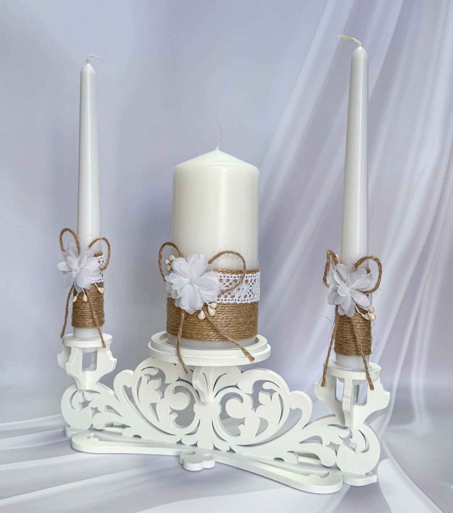 Magik Life Unity Candle Set for Wedding Ceremony – Elegant & Meaningful - Magik Life