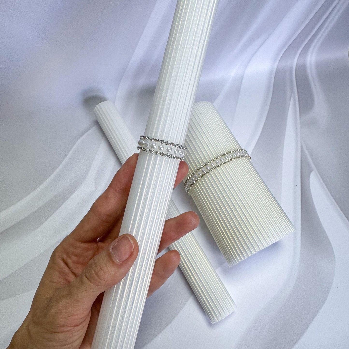 Magik Life Unity Candle Set for Wedding Ceremony – Elegant & Meaningful - Magik Life