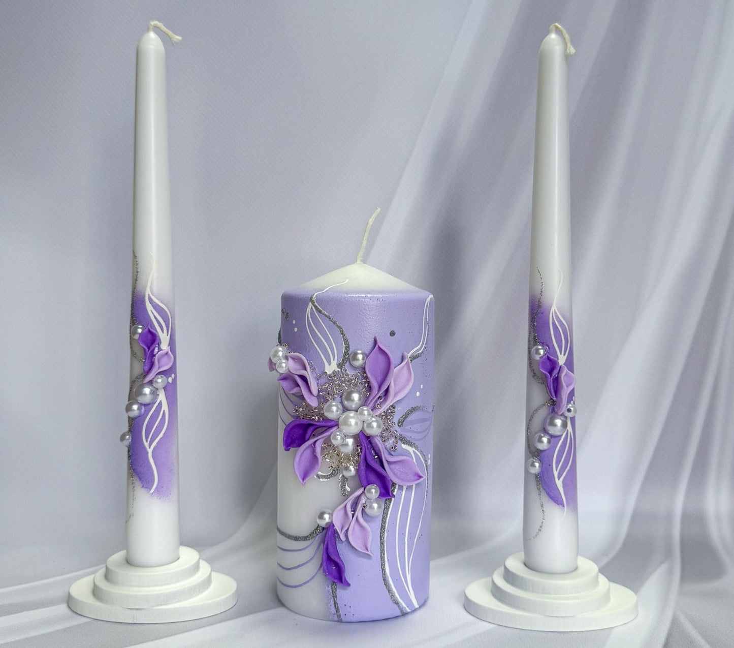 Magik Life Unity Candle Set for Wedding Ceremony – Elegant & Meaningful - Magik Life