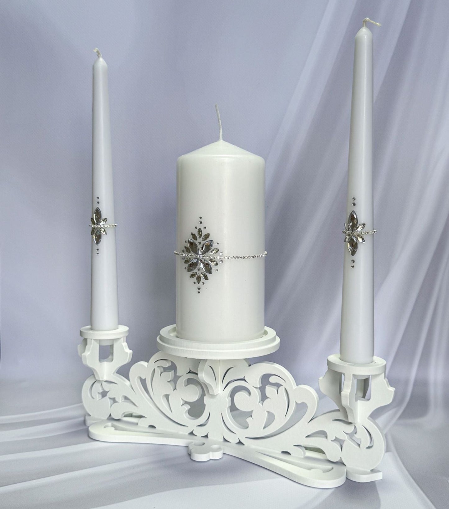 Magik Life Unity Candle Set for Wedding Ceremony – Elegant & Meaningful - Magik Life