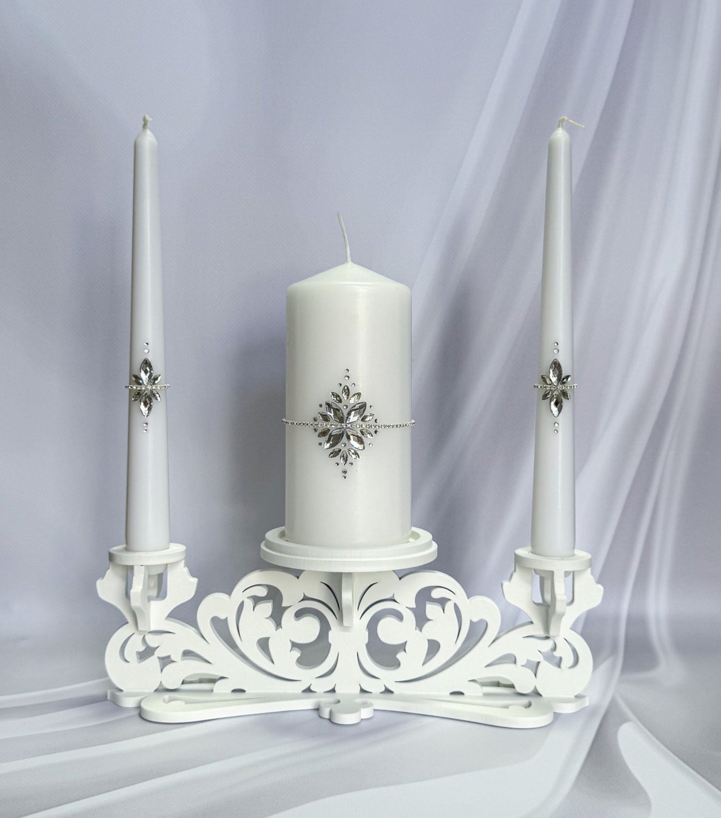 Magik Life Unity Candle Set for Wedding Ceremony – Elegant & Meaningful - Magik Life