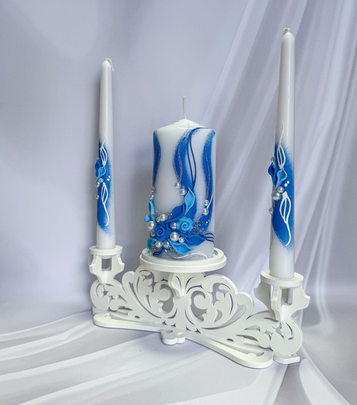 Magik Life Unity Candle Set for Wedding Ceremony – Elegant & Meaningful - Magik Life