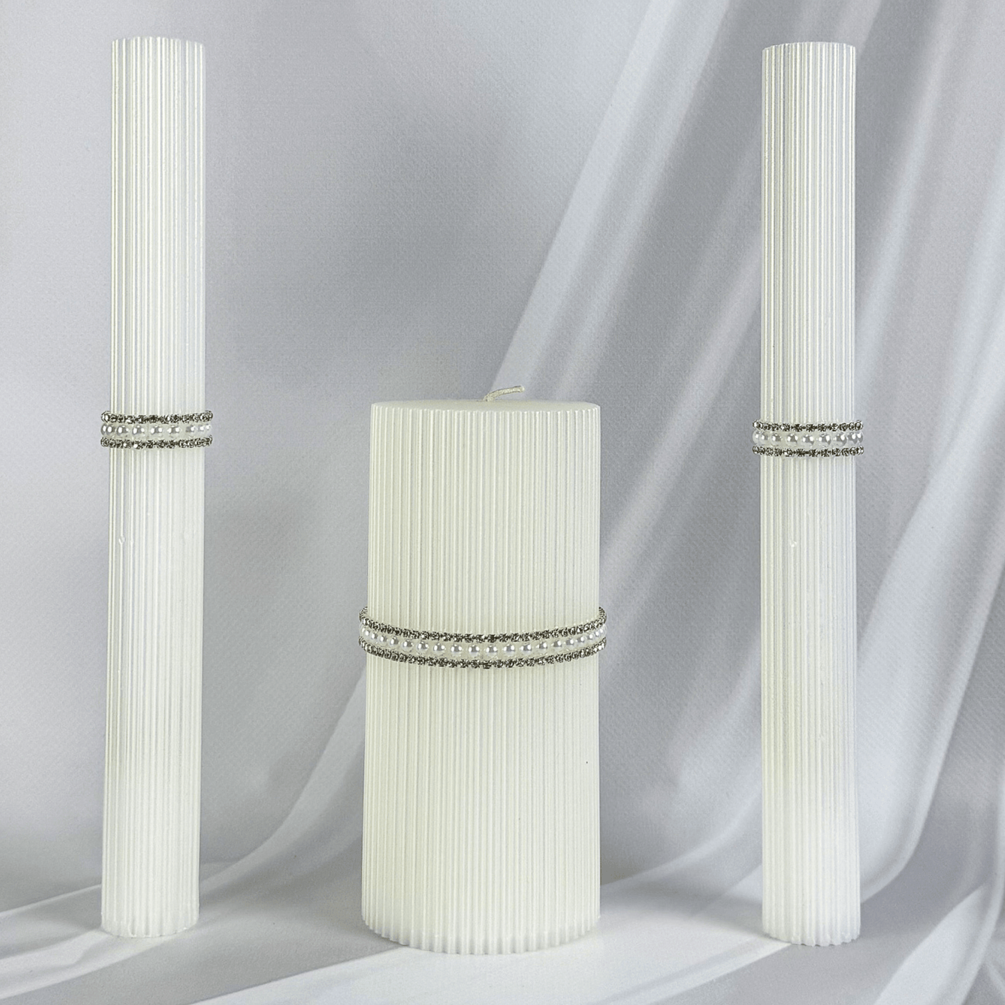 Magik Life Unity Candle Set for Wedding Ceremony – Elegant & Meaningful - Magik Life