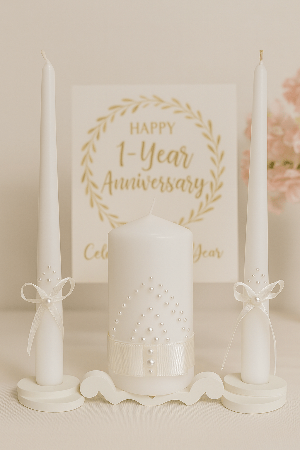 Magik Life Unity Candle Set for Wedding Ceremony – Elegant & Meaningful - Magik Life