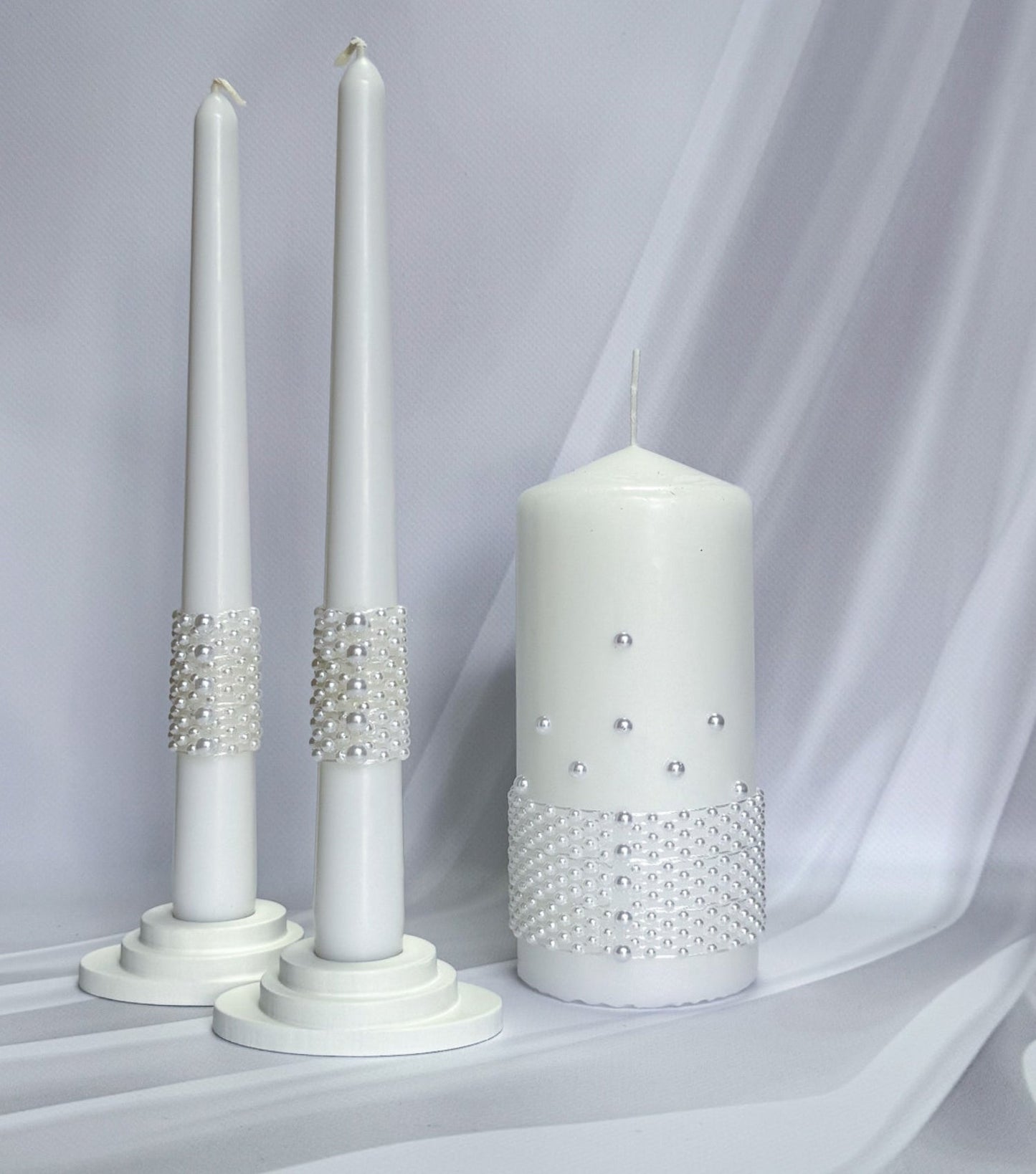 Magik Life Unity Candle Set for Wedding Ceremony – Elegant & Meaningful - Magik Life