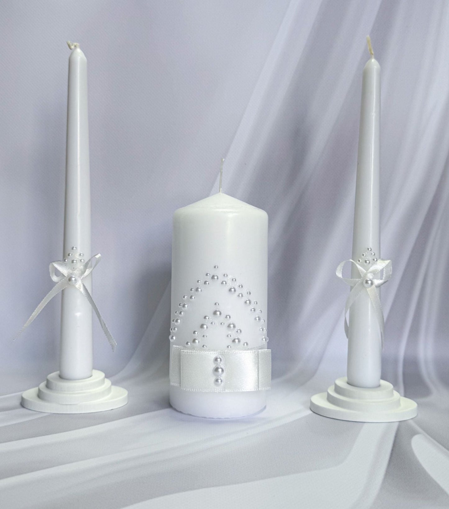 Magik Life Unity Candle Set for Wedding Ceremony – Elegant & Meaningful - Magik Life