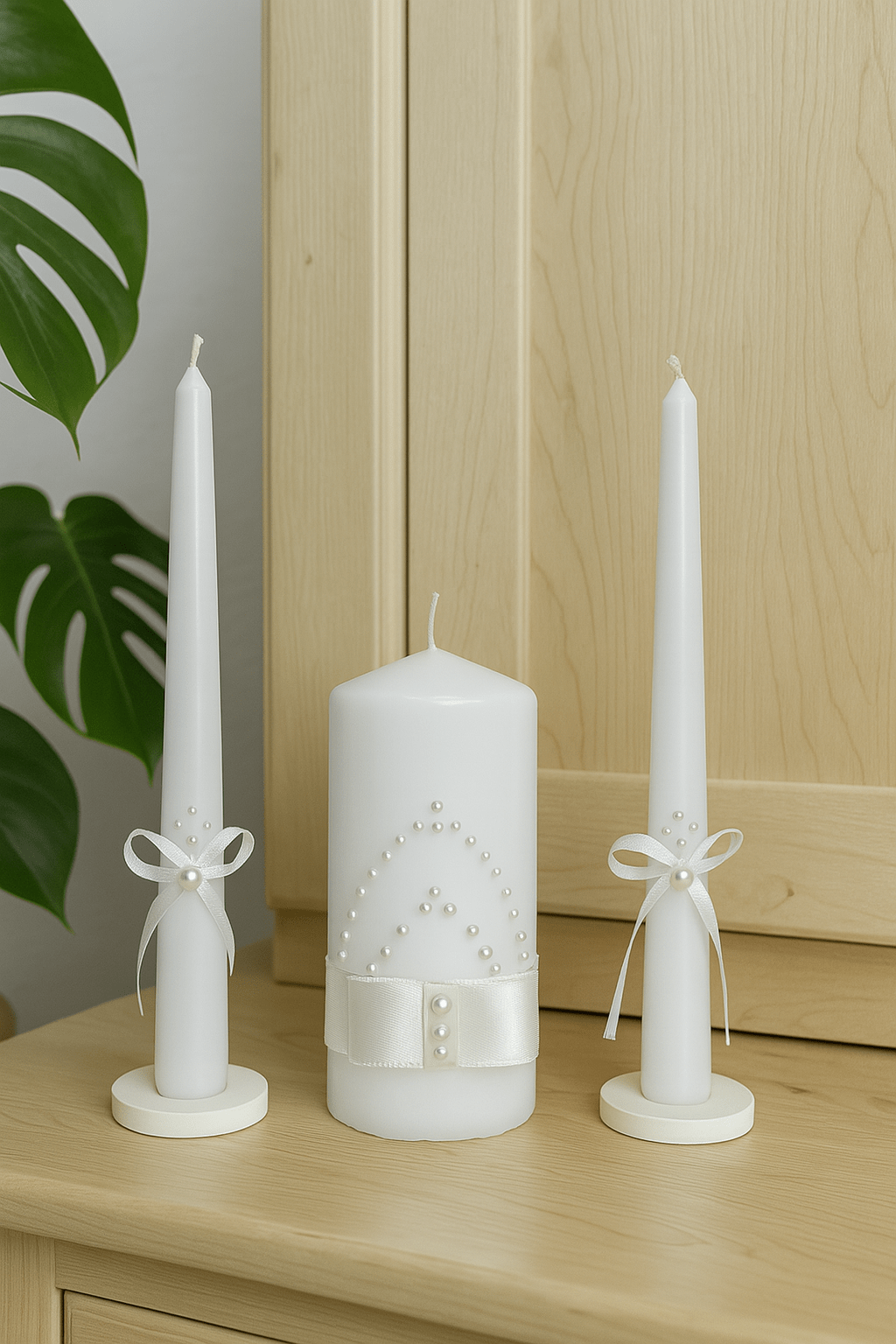 Magik Life Unity Candle Set for Wedding Ceremony – Elegant & Meaningful - Magik Life