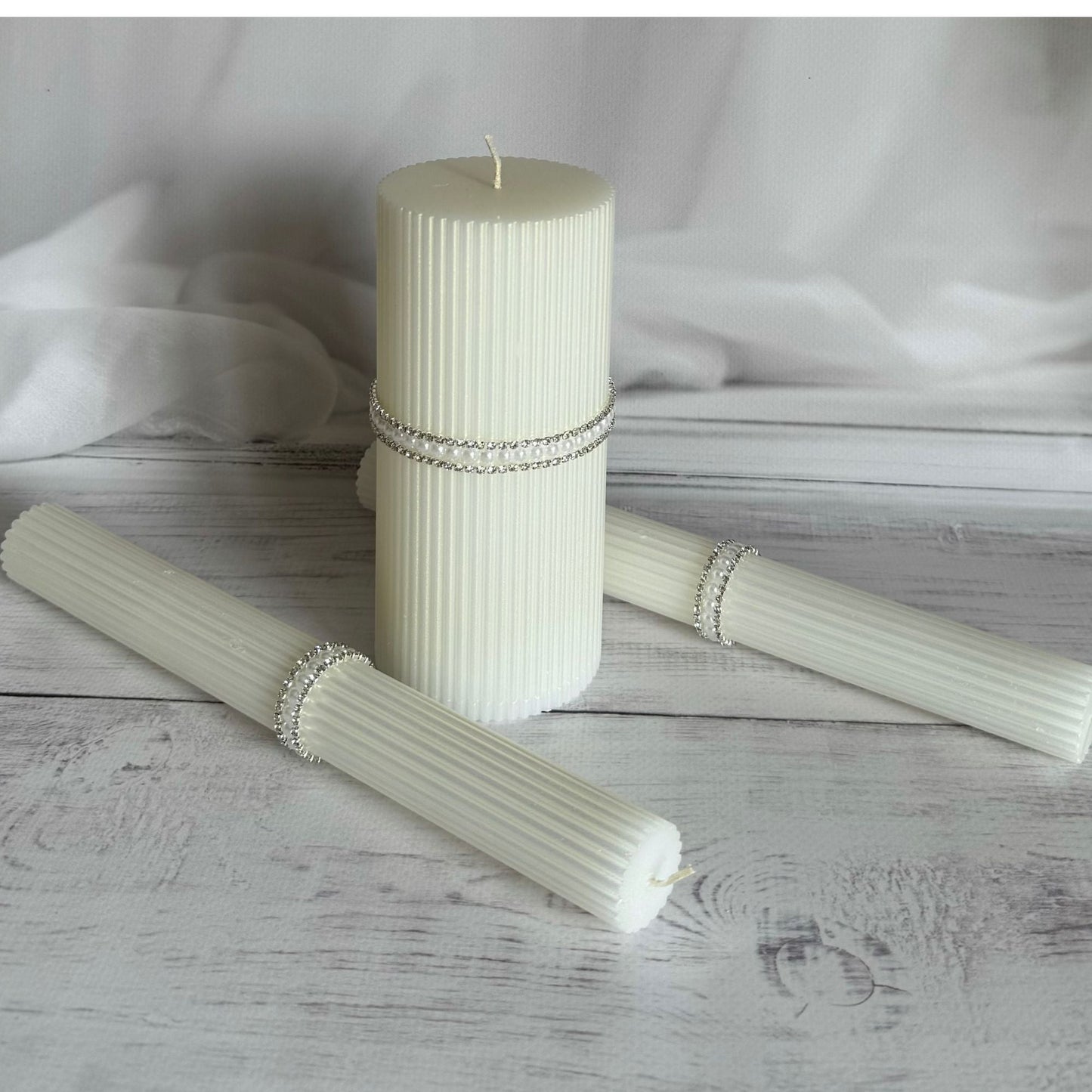 Magik Life Unity Candle Set for Wedding Ceremony – Elegant & Meaningful - Magik Life