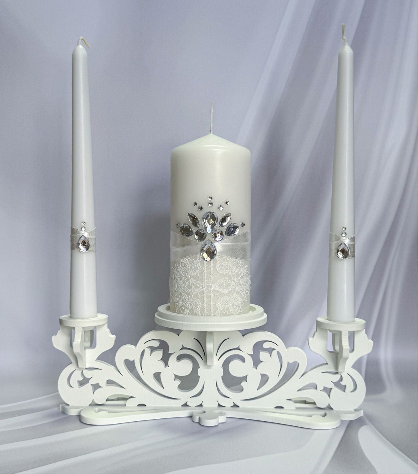 Magik Life Unity Candle Set for Wedding Ceremony – Elegant & Meaningful - Magik Life