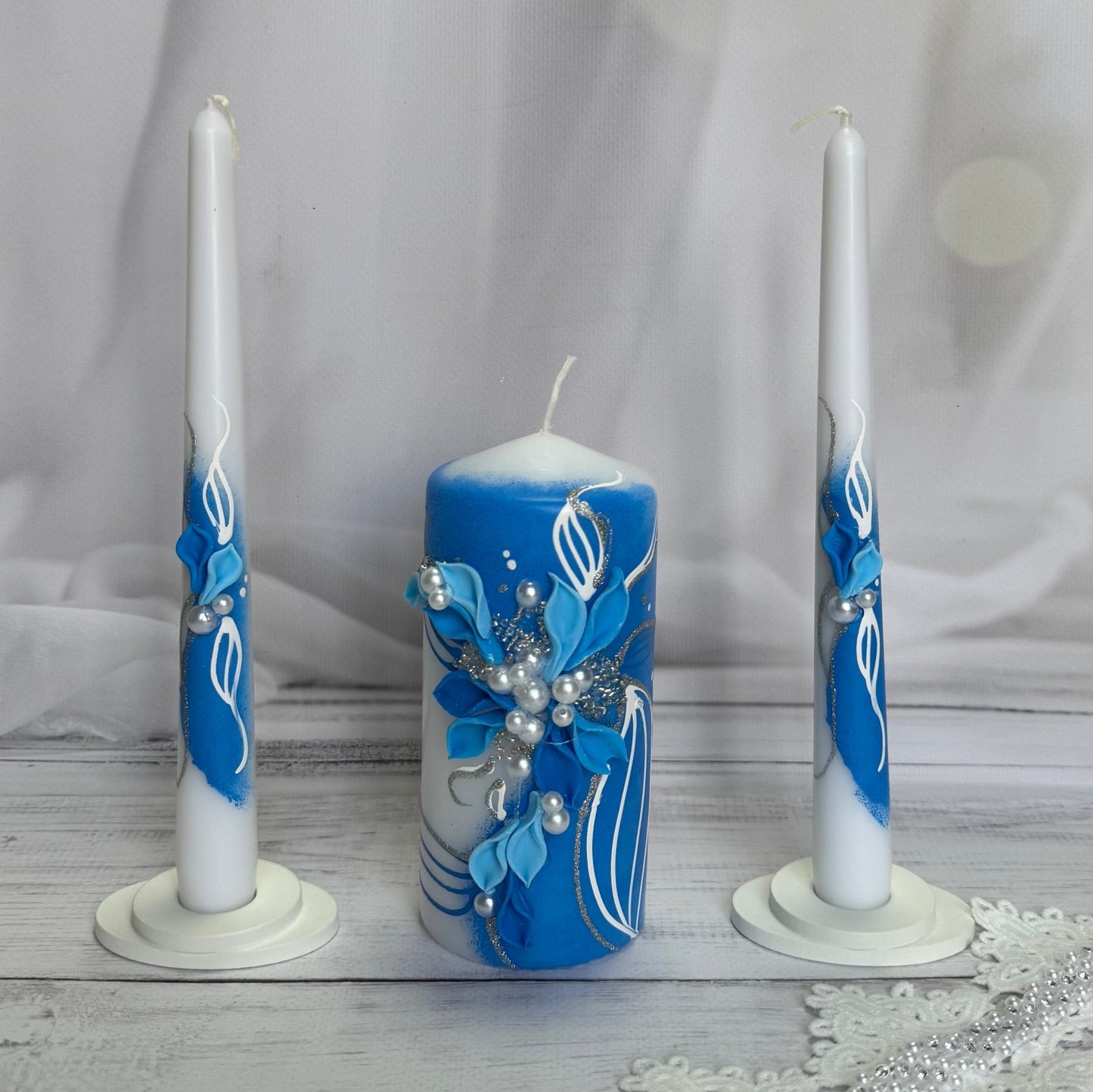 Magik Life Unity Candle Set for Wedding Ceremony – Elegant & Meaningful - Magik Life