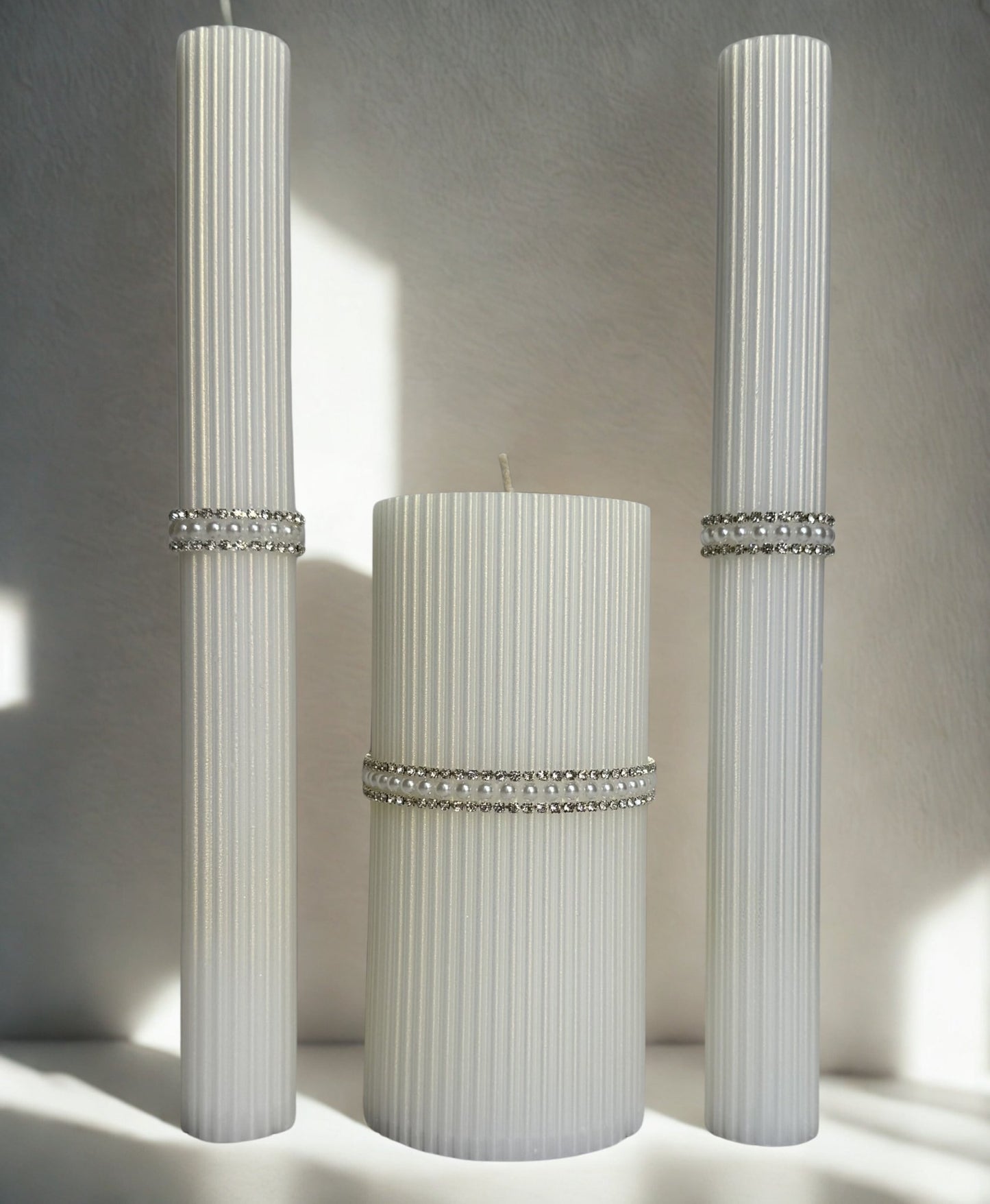 Magik Life Unity Candle Set for Wedding Ceremony – Elegant & Meaningful - Magik Life