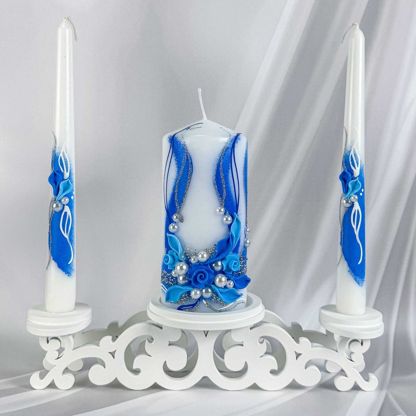 Magik Life Unity Candle Set for Wedding Ceremony – Elegant & Meaningful - Magik Life