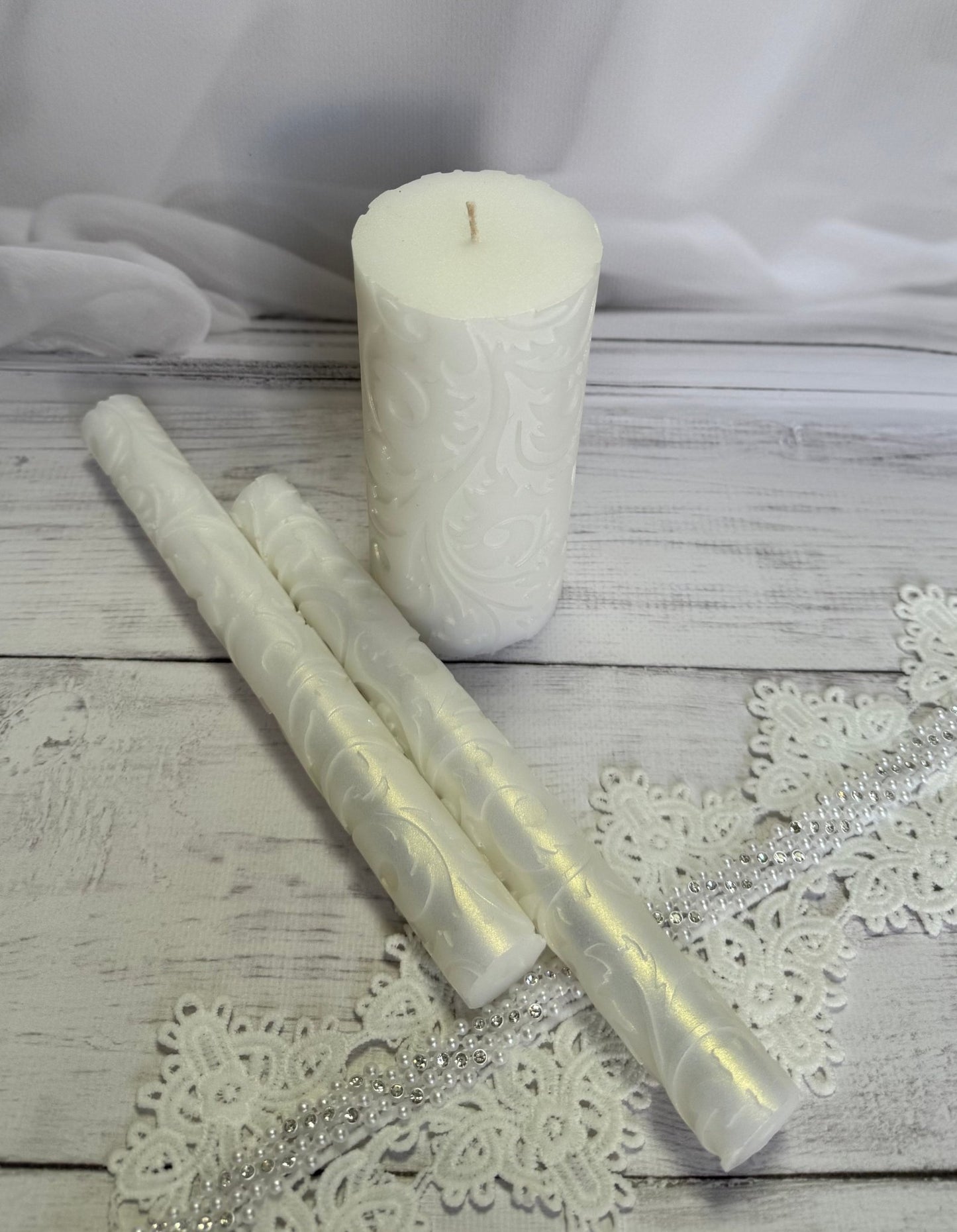 Magik Life Unity Candle Set for Wedding Ceremony – Elegant & Meaningful - Magik Life