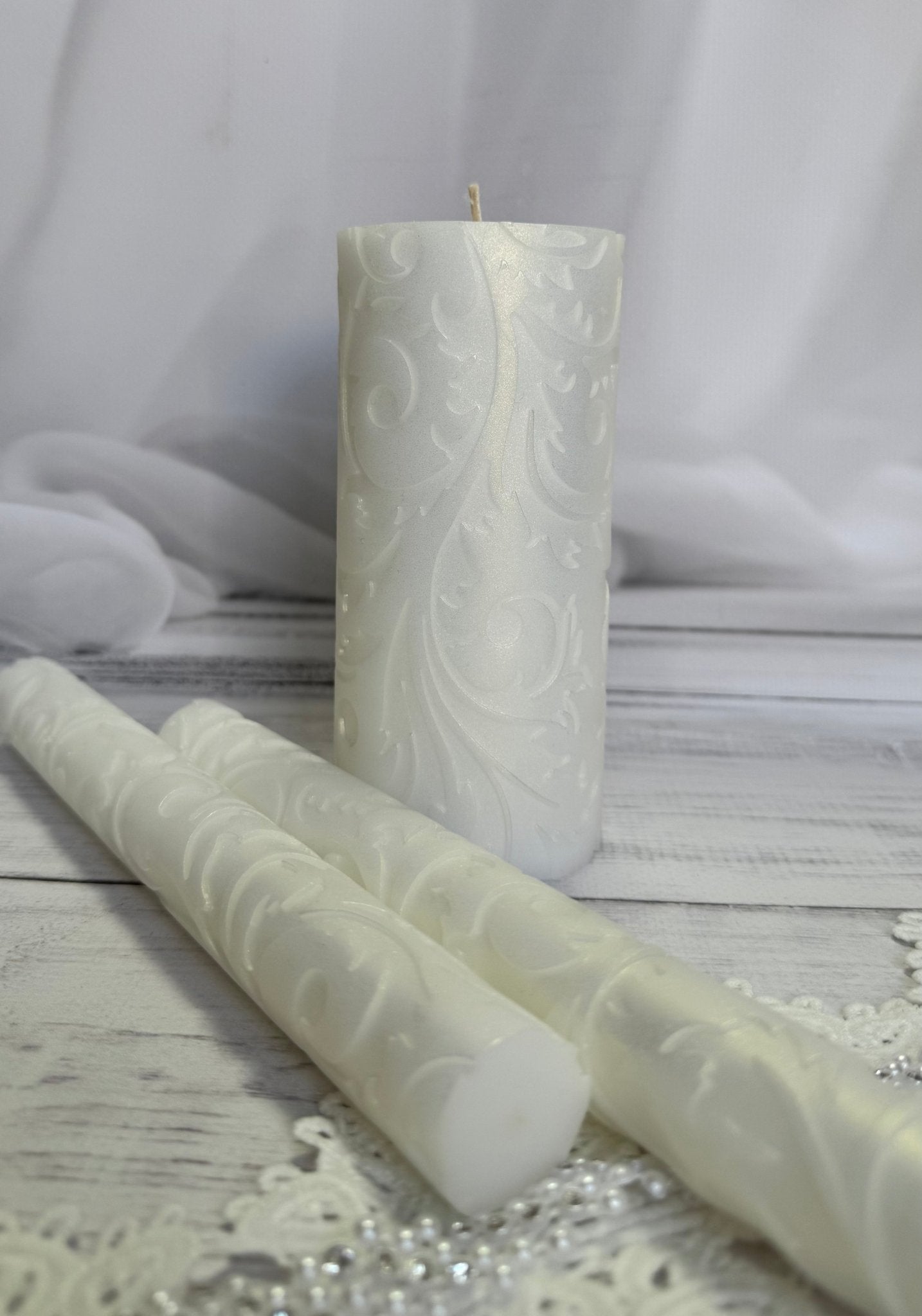 Magik Life Unity Candle Set for Wedding Ceremony – Elegant & Meaningful - Magik Life