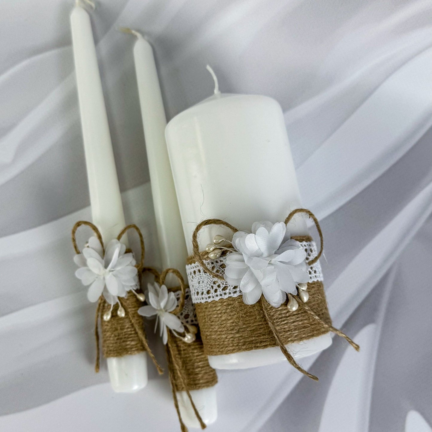 Magik Life Unity Candle Set for Wedding Ceremony – Elegant & Meaningful - Magik Life