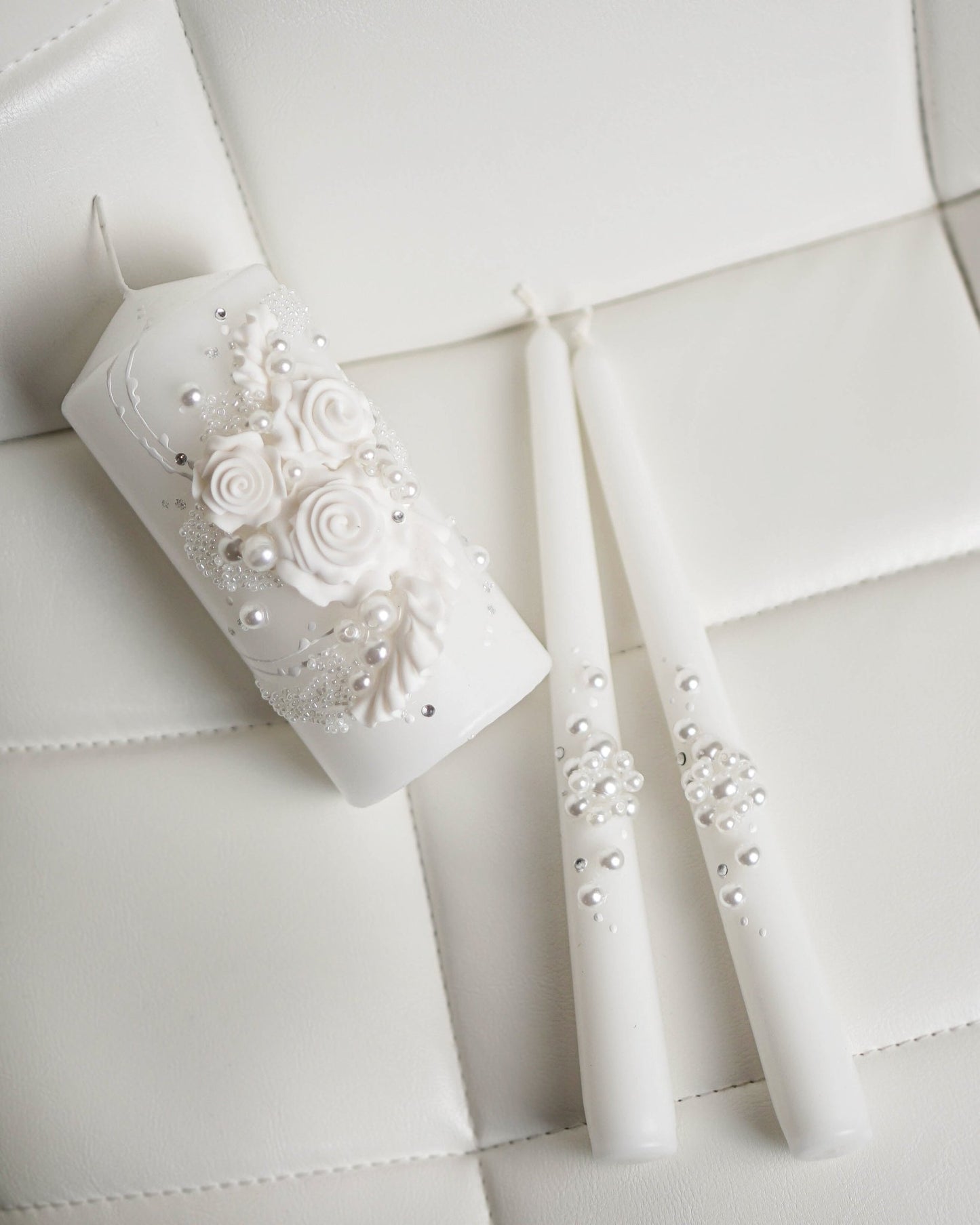 Magik Life Unity Candle Set for Wedding - Wedding Accessories for Reception and Ceremony - Magik Life