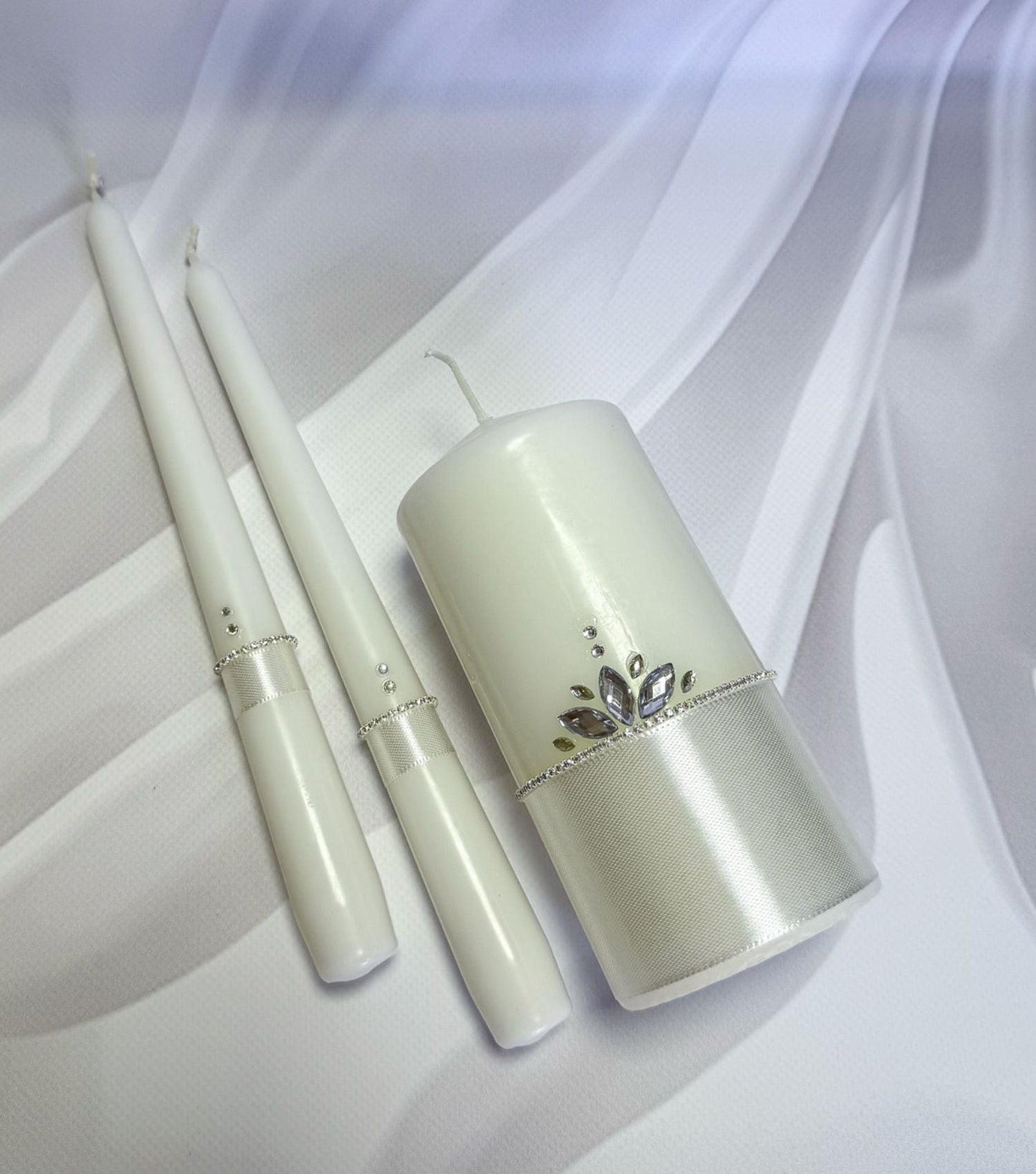 Magik Life Unity Wedding Candle Set – Elegant Handmade Ceremony Candles - Magik Life