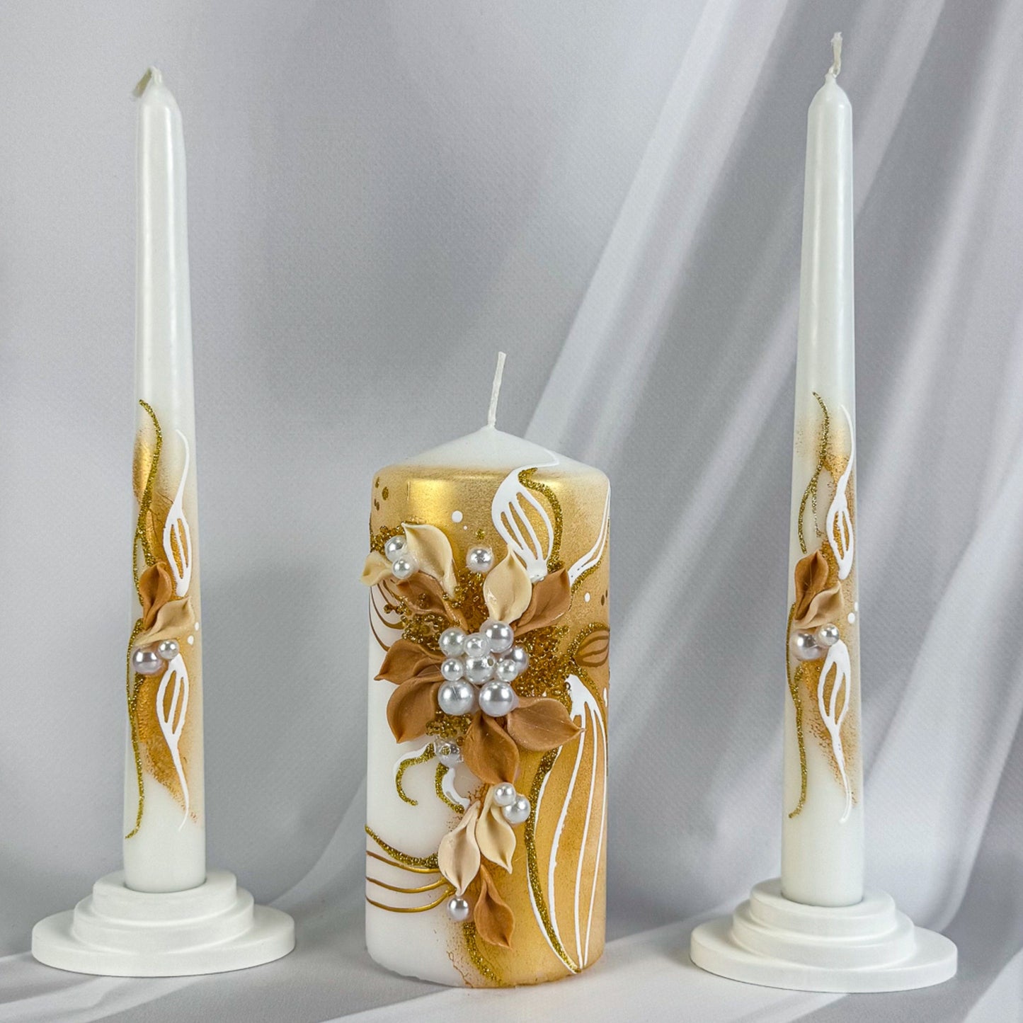 Magik Life Unity Candle Set for Wedding Ceremony – Elegant & Meaningful