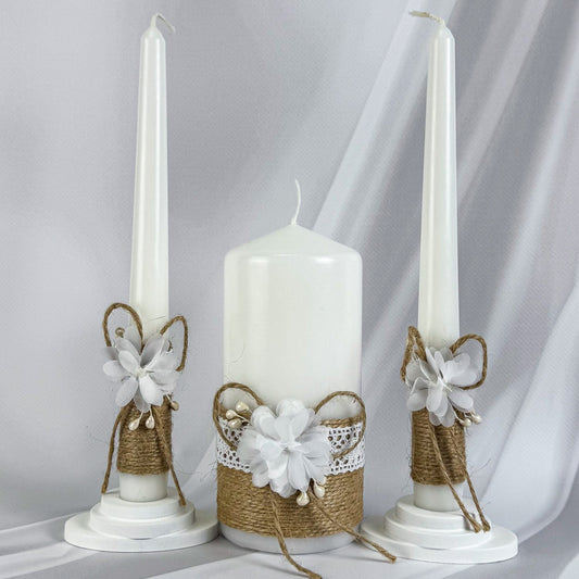 Magik Life Unity Candle Set for Wedding Ceremony – Elegant & Meaningful