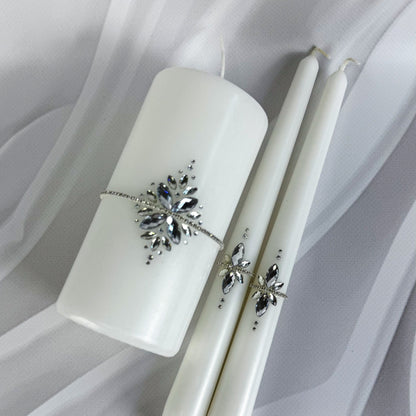 Magik Life Unity Candle Set for Wedding Ceremony – Elegant & Meaningful