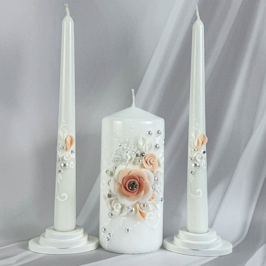 Magik Life Unity Candle Set for Wedding Ceremony – Elegant & Meaningful