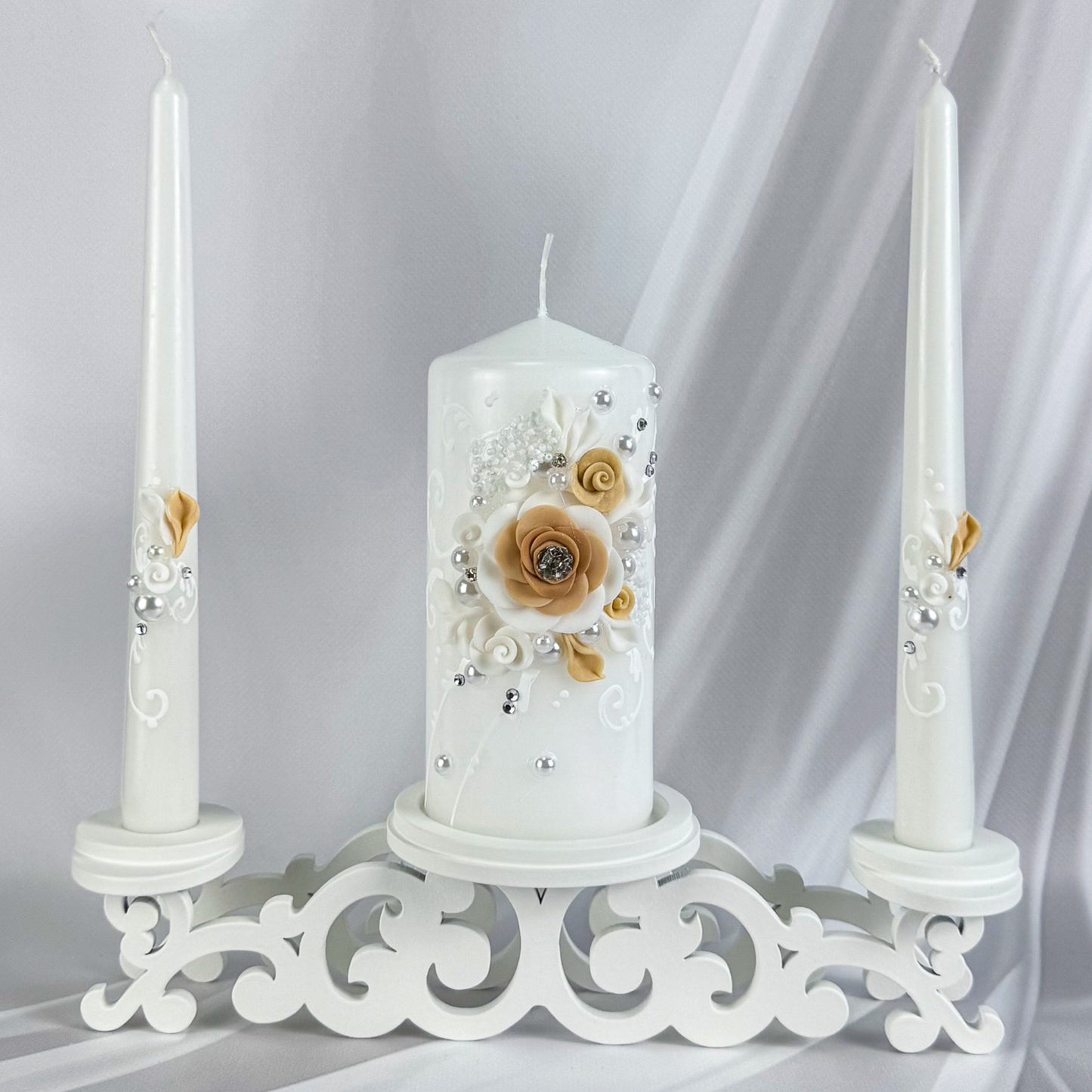 Magik Life Unity Candle Set for Wedding Ceremony – Elegant & Meaningful