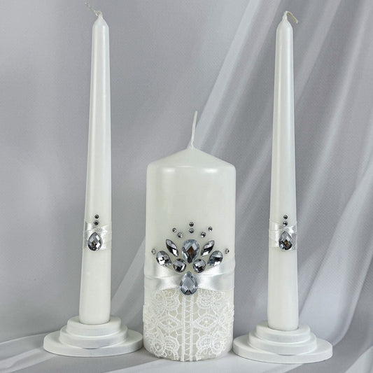 Magik Life Unity Candle Set for Wedding Ceremony – Elegant & Meaningful