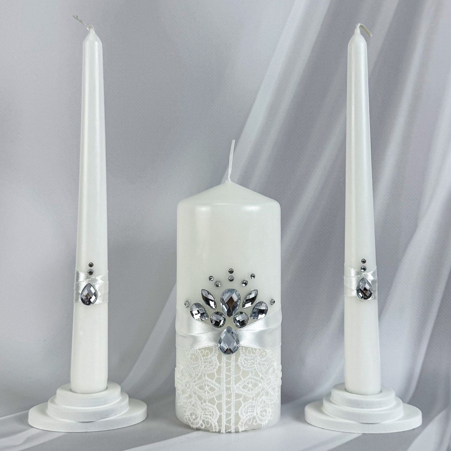 Magik Life Unity Candle Set for Wedding Ceremony – Elegant & Meaningful