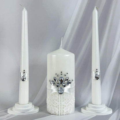 Magik Life Unity Candle Set for Wedding Ceremony – Elegant & Meaningful