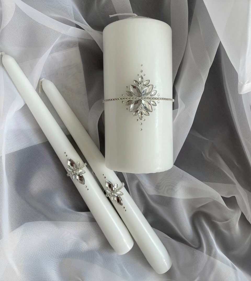 Magik Life Unity Candle Set for Wedding - Wedding Accessories for Reception and Ceremony