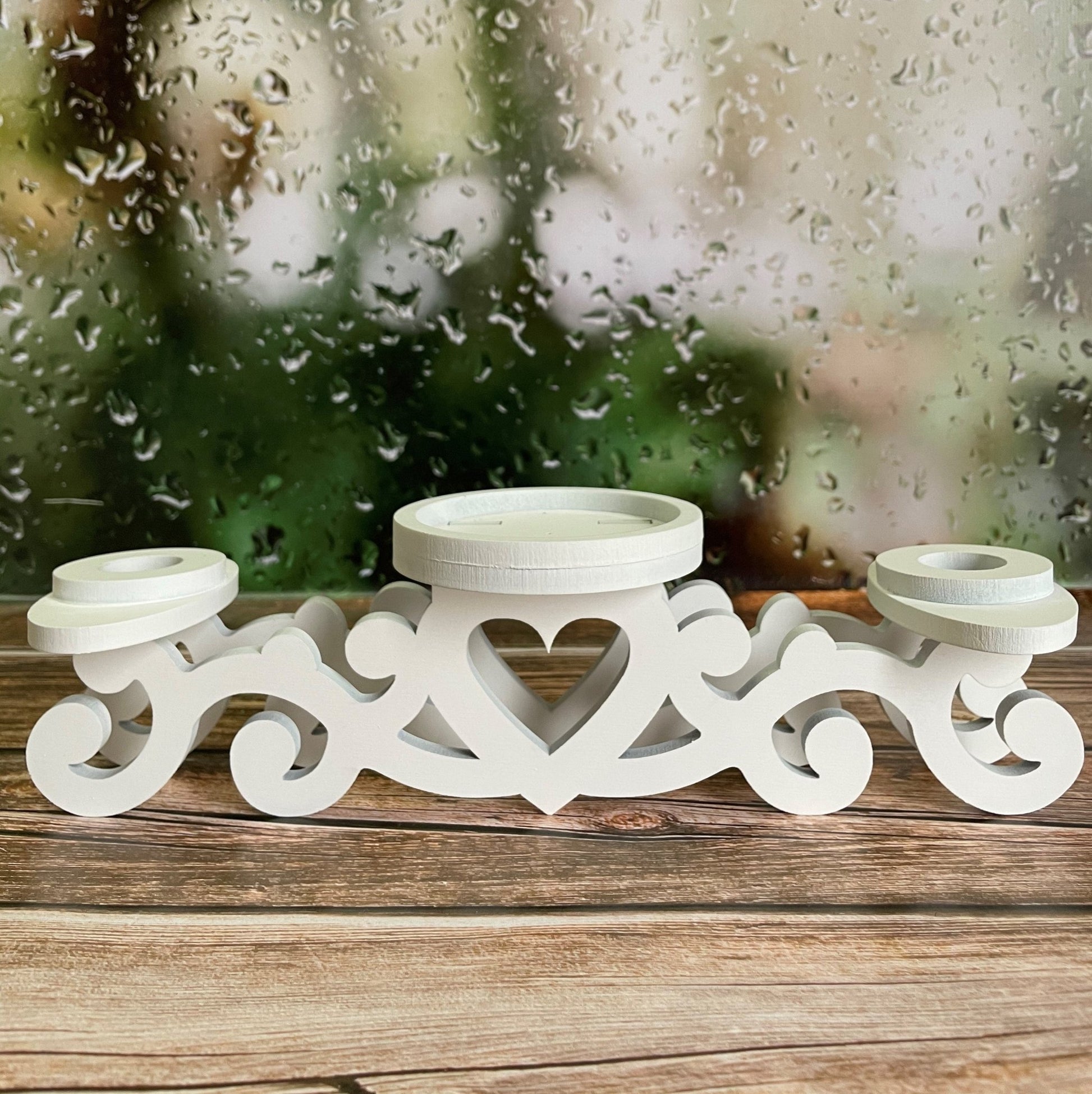 Magik Life Unity Candle Holder for Wedding Ceremony - Unity Candle Stand - Candle Holder Set - Bachelorette and Engagement Party Decoration - Wedding Centerpieces Decorations - Magik Life