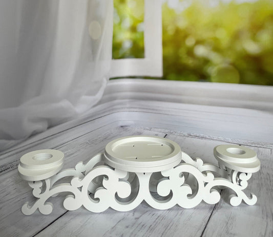 Magik Life Unity Candle Holder for Wedding Ceremony - Unity Candle Stand - Candle Holder Set - Bachelorette and Engagement Party Decoration - Wedding Centerpieces Decorations - Magik Life
