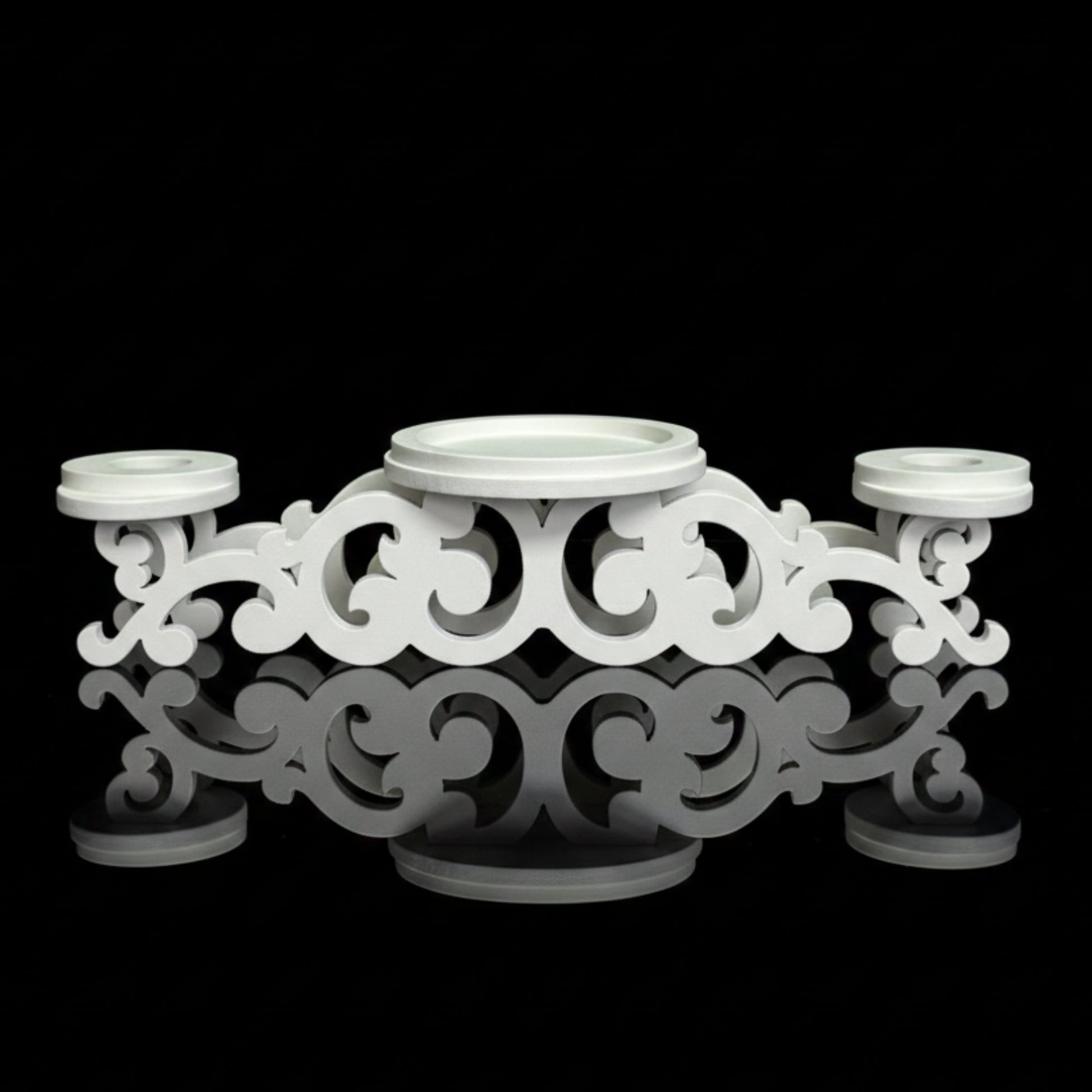 Magik Life Unity Candle Holder for Wedding Ceremony – Wooden Stand for Taper and Pillar Candles - Magik Life