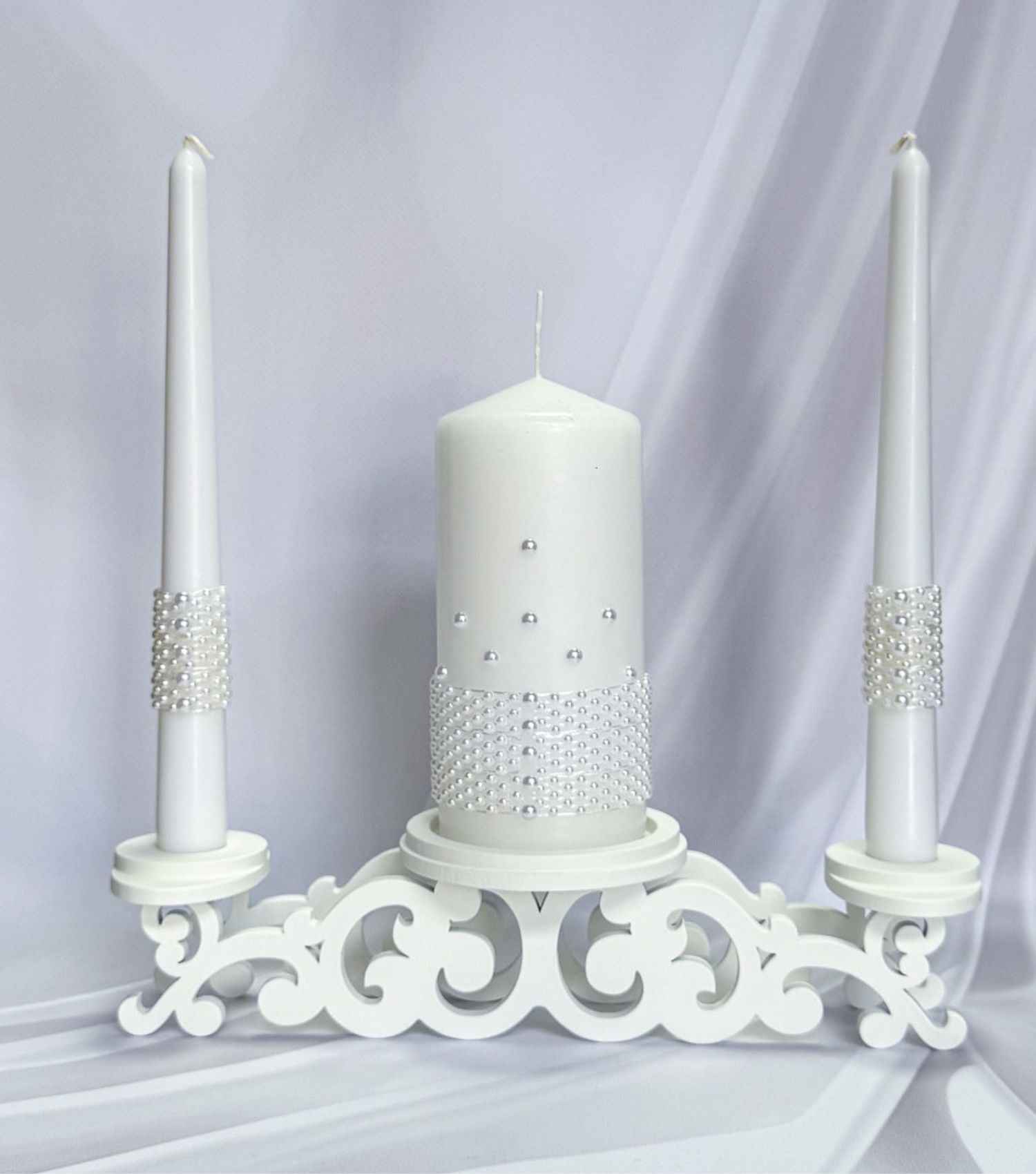 Magik Life Unity Candle Set for Wedding Ceremony – Elegant & Meaningful - Magik Life