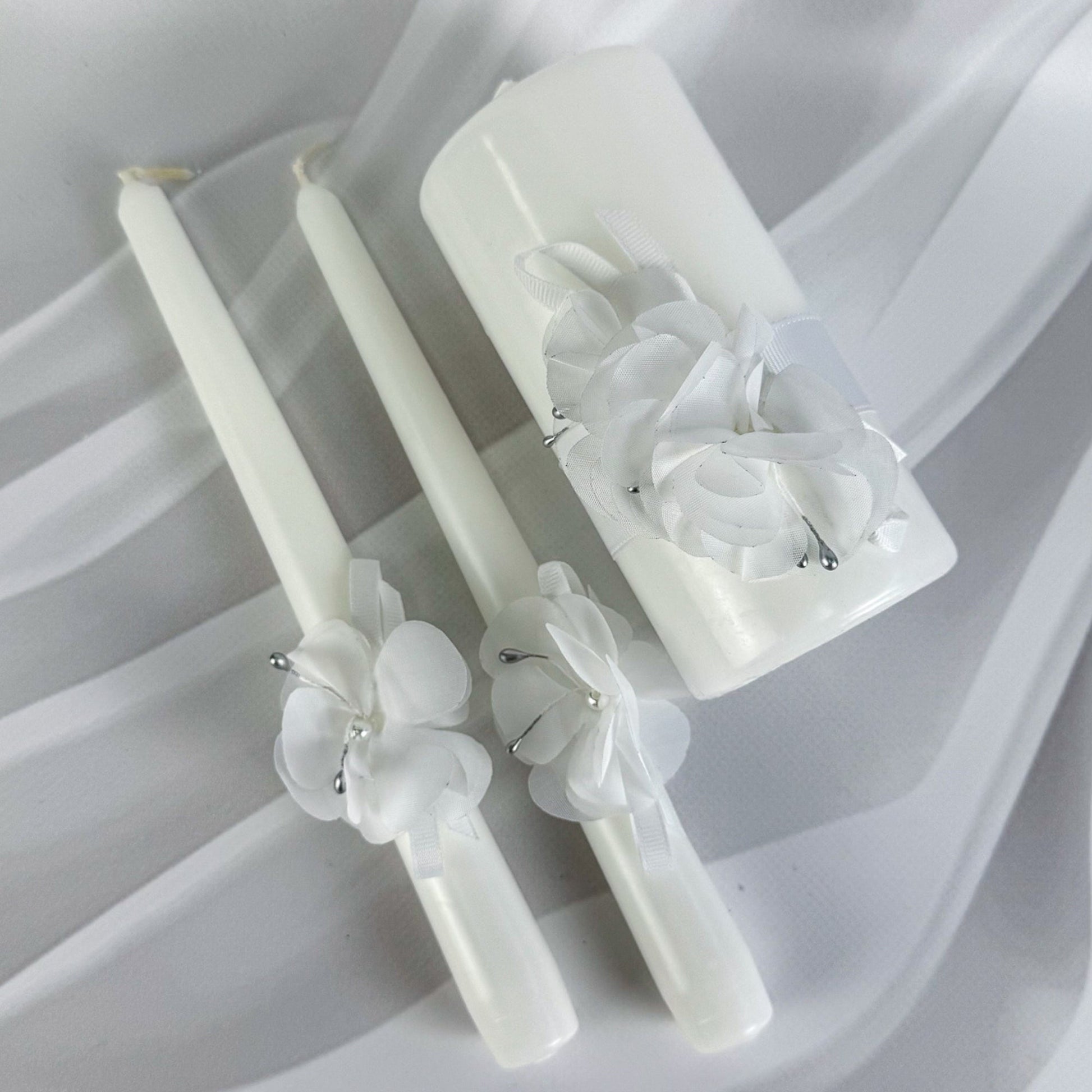 Magik Life Unity Candle Set for Wedding Ceremony – Elegant & Meaningful - Magik Life