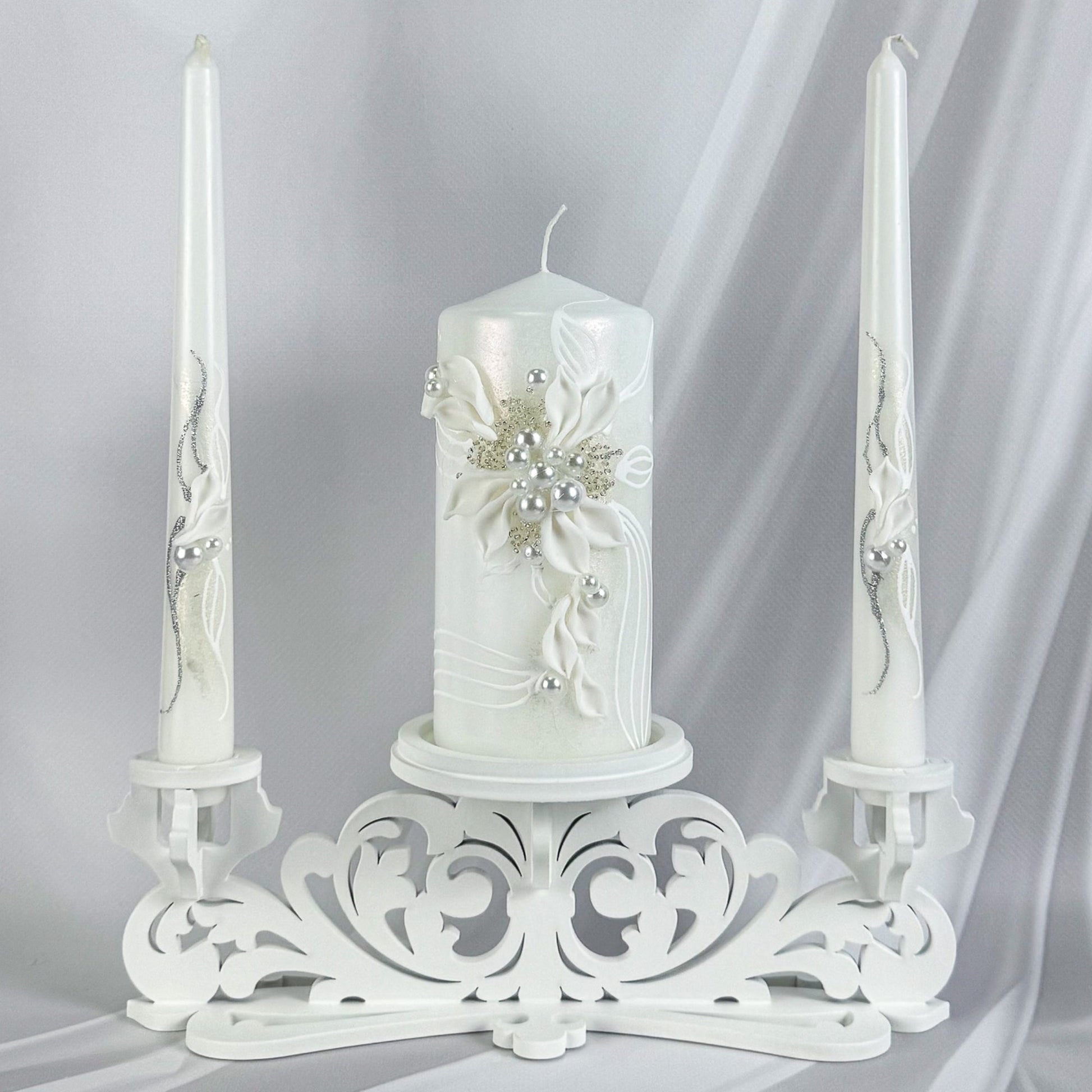 Magik Life Unity Candle Set for Wedding Ceremony – Elegant & Meaningful - Magik Life