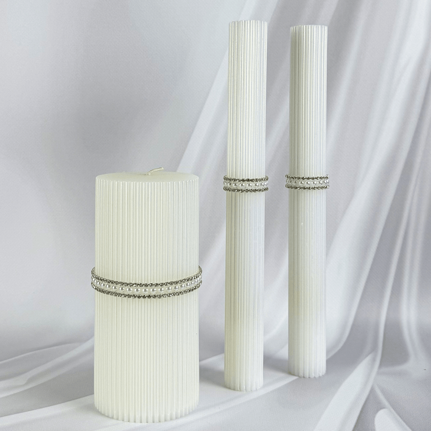 Magik Life Unity Candle Set for Wedding Ceremony – Elegant & Meaningful - Magik Life