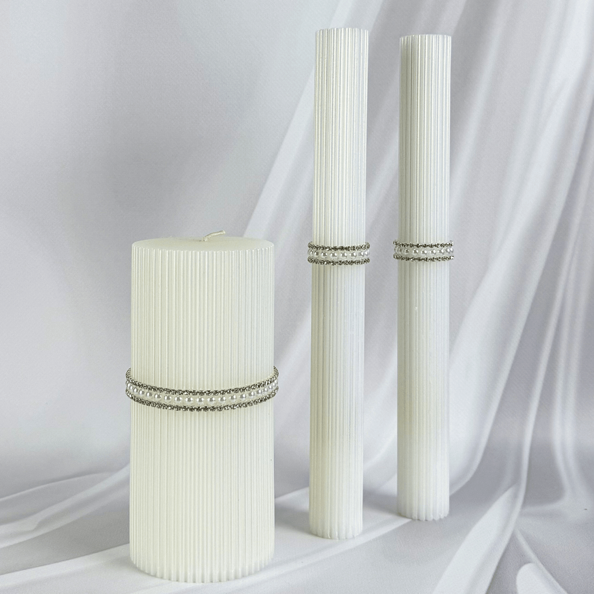 Magik Life Unity Candle Set for Wedding Ceremony – Elegant & Meaningful - Magik Life