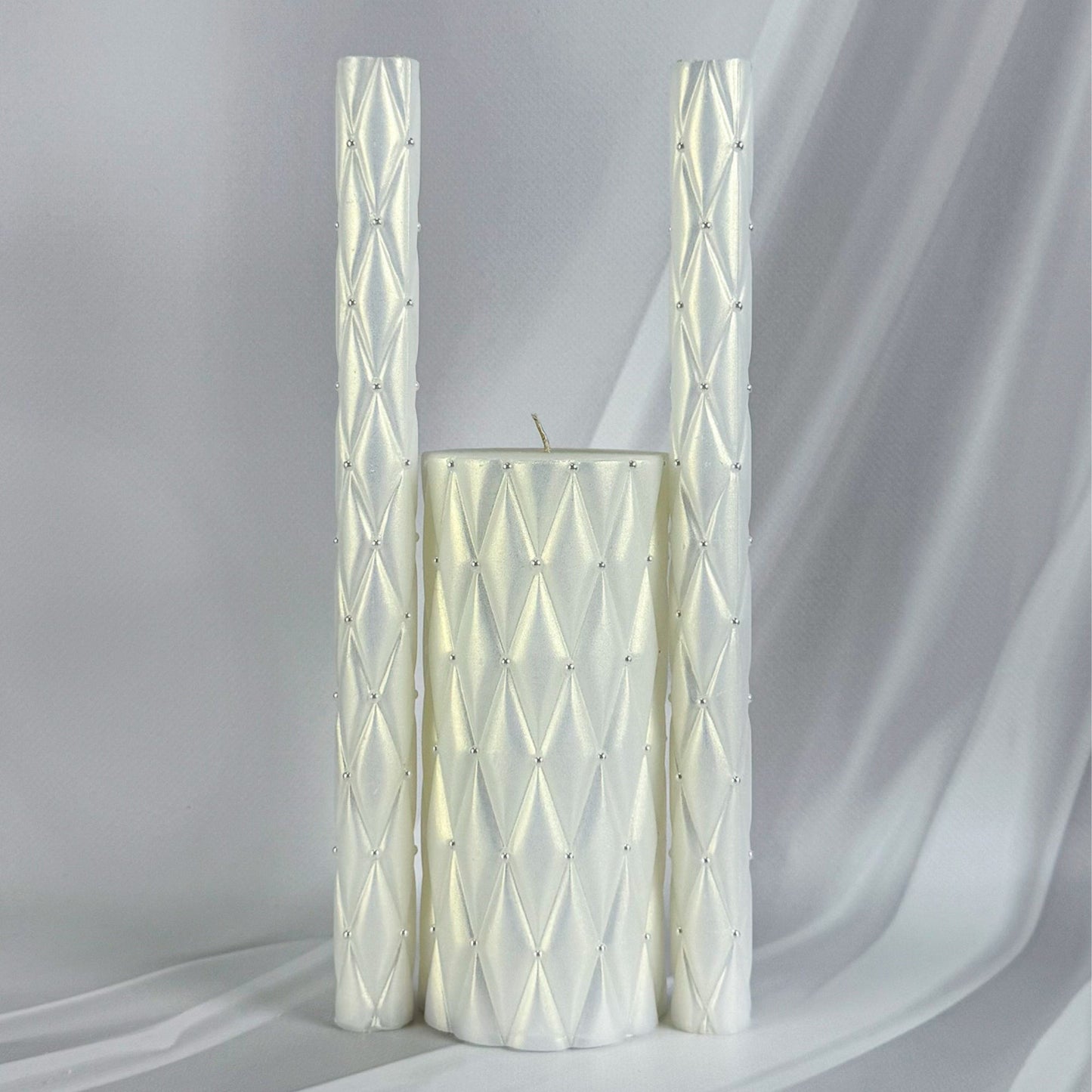 Magik Life Unity Candle Set for Wedding Ceremony – Elegant & Meaningful - Magik Life